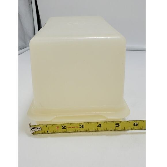 Vintage Sheer Tupperware Bread Loaf Keeper Storage Container #171 w/ #172 Lid - Picture 2 of 8